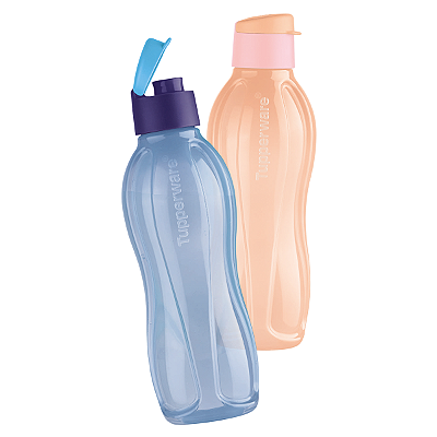 Kit Garrafa Tupperware Eco Tupper 750ml 2 peças