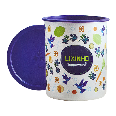 Tupperware Lixinho de Pia Floral 3,3 litros