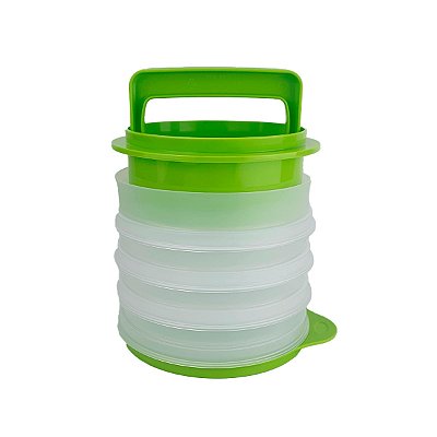 Kit Tupperware Burguer Express Margarita 6 peças