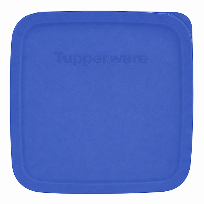 Tampa Refri Line Quadrado Azul Tupperware