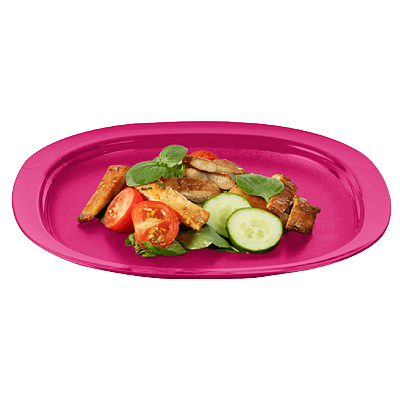 Tupperware Prato Murano Rosa Rabanete