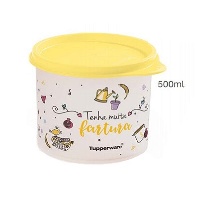 Tupperware Redondinha Tenha Muita Fartura 500ml