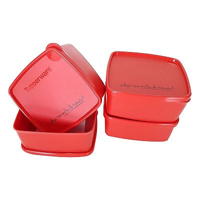 Tupperware Jeitosinho Molho de Tomate kit 4 peças