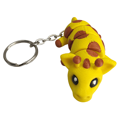Chaveiro Articulado Girafa 3D