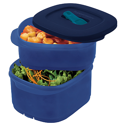 Tupperware Tigela Cristalwave Retangular com Divisórias Tupperware Tigela Cristalwave Retangular com Divisórias