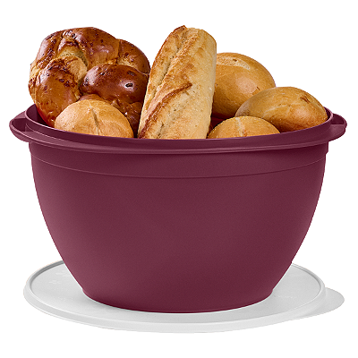 Tupperware Tigela Actualité 10 litros Bordo