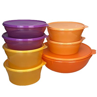 Tupperware PDA 04/2025 Tigela Classic Kit 7 peças
