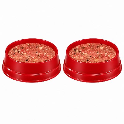 Tupperware Forma Burguer Express Kit 2 peças Marsala