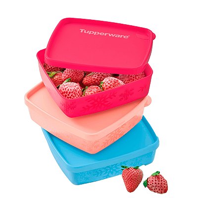 Kit Tupperware Mini Jeitosinho 250ml 3 peças