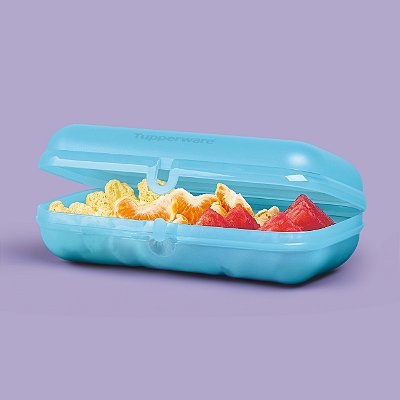 Tupperware Snack Grande Porta Sanduiche Azul Sereno
