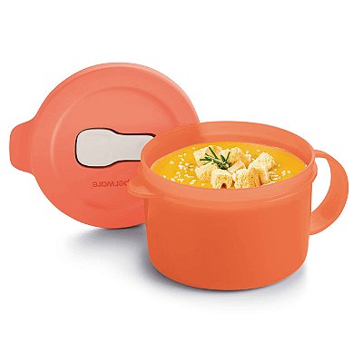 Tupperware Caneca Cristalwave 520ml Laranja