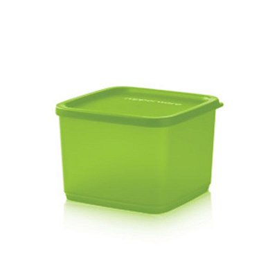 Tupperware Refri Line Quadrado Verde 1 litro
