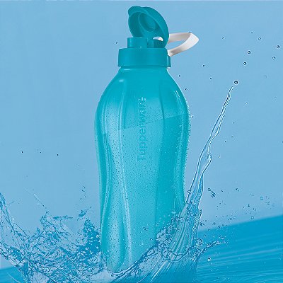 Garrafa Tupperware Eco Tupper Plus 2 litros Azul Acqua