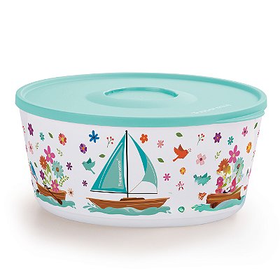 Tupperware Tigela Ilúmina Mar de Flores 4,3 litros