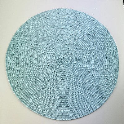 Jogo Americano Redondo Azul Céu 37cm