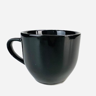 Xícara de Porcelana 170ml Preto