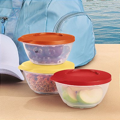 Kit Tupperware Style 425ml 3 peças