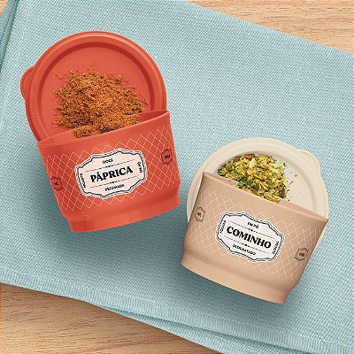 Kit Tupperware Potinho Essences 140ml 2 peças