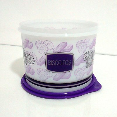 Tupperware Caixa para Biscoito Roxo 2,4 Litros