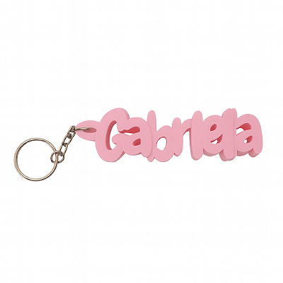 Chaveiro com Nome Personalizado 3D