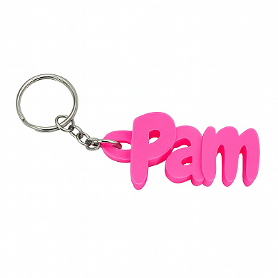Chaveiro com Nome Personalizado 3D
