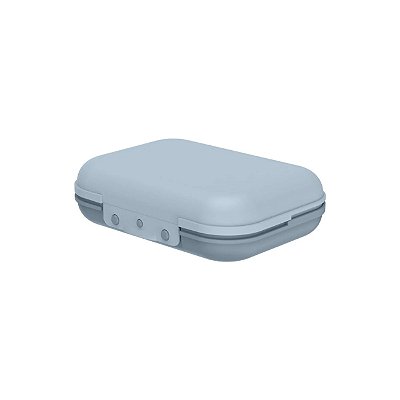 Sanduicheira Porta Lanche Infantil Marmitou Azul