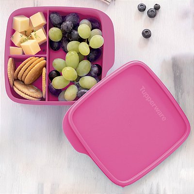 Tupperware Basic Line com Divisórias 550ml Beijo