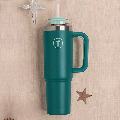 Tupperware Copo Térmico Big T com Canudo 1,1 litro Mistério