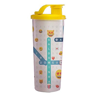 Tupperware Copo com Bico 470ml Emoji Ele