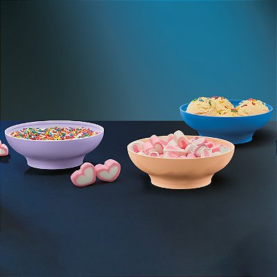 Kit Tupperware Tigelinha Ideal 400ml 3 peças