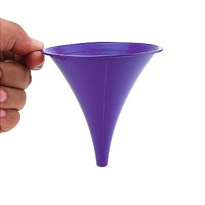 Funil de Plástico Roxo