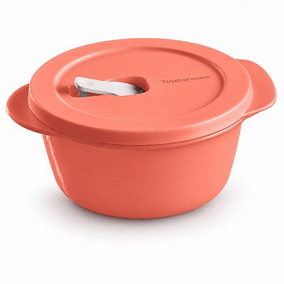 Tupperware Tigela Mini Cristalwave Geração II 775ml Laranja Translúcida