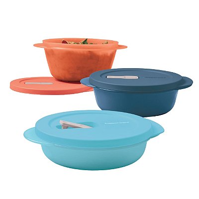 Kit Tupperware Cristalwave Geração II 3 peças
