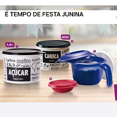 Tupperware Festa Junina Kit 4 peças