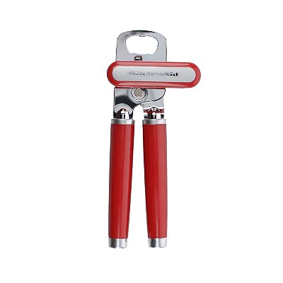 KitchenAid Abridor de Latas e Garrafas Clássico Multifuncional Vermelho