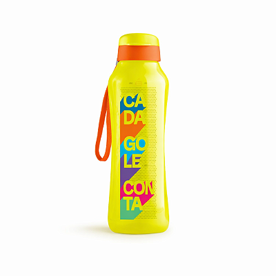 Tupperware Garrafa Aquavibe 1,2 litro Cada Gole Conta