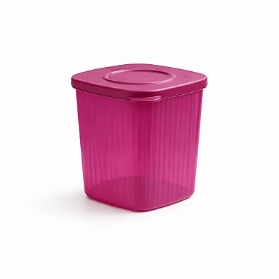 Tupperware Fresh Box Quadrada 1 litro Vinho