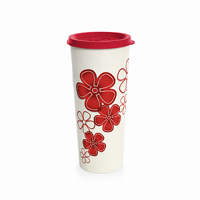 Tupperware Copo Flores 470ml