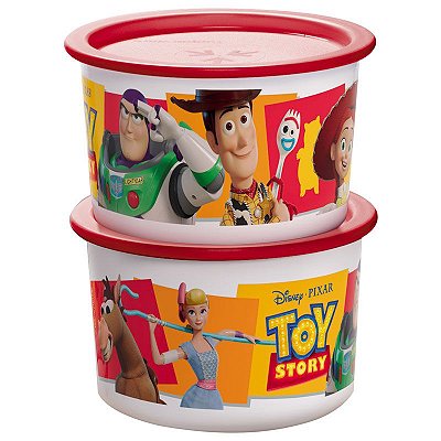 Tupperware Mini Instantânea Slim Toy Story 575ml Kit 2 peças