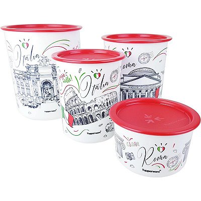 Tupperware Conjunto Instantânea Roma 4 peças