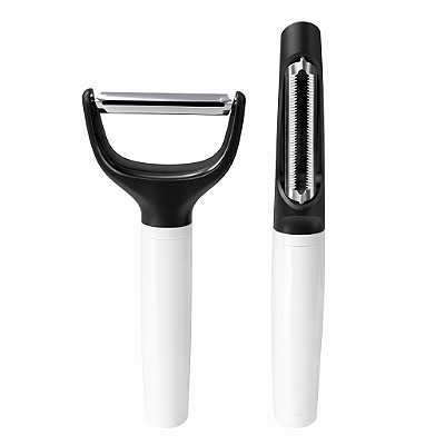 Kit KitchenAid Descascador de Legumes e Frutas Branco e Preto