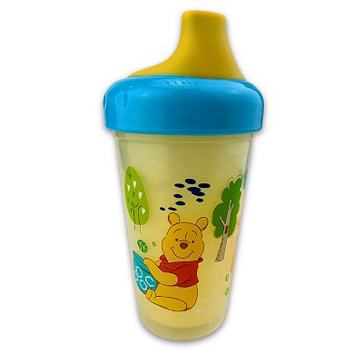 Copo Térmico Ursinho Pooh Baby Disney 207ml Amarelo e Azul