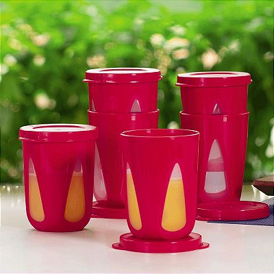 Tupperware Copo Outdoor 330ml kit 6 Peças