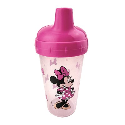 Copo Com Bico Minnie Baby Disney 300ml Rosa Pink