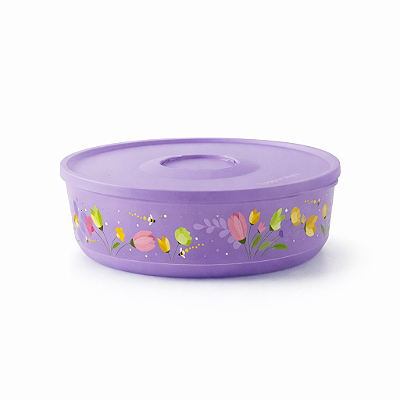 Tupperware Tigela Ilúmina Viva Tulípas 2,5 Litros Lilás