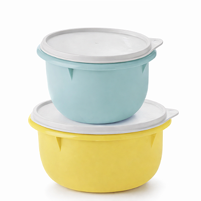 Kit Tupperware Tigelas Batedeira 2 peças Candy Colors