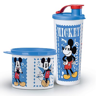 Kit Tupperware Pop Mickey Copo + Redondinha