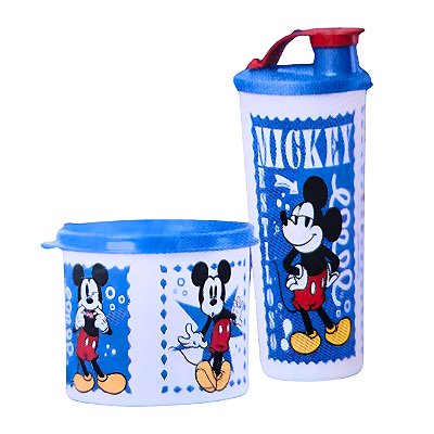 Kit Tupperware Pop Mickey Copo + Redondinha