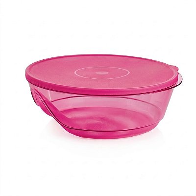Tupperware Tigela Design 2 litros Rosa Claro