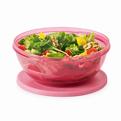 Tupperware Tigela Design 1 litro Rosa Claro
